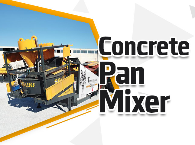 Concrete Pan Mixer