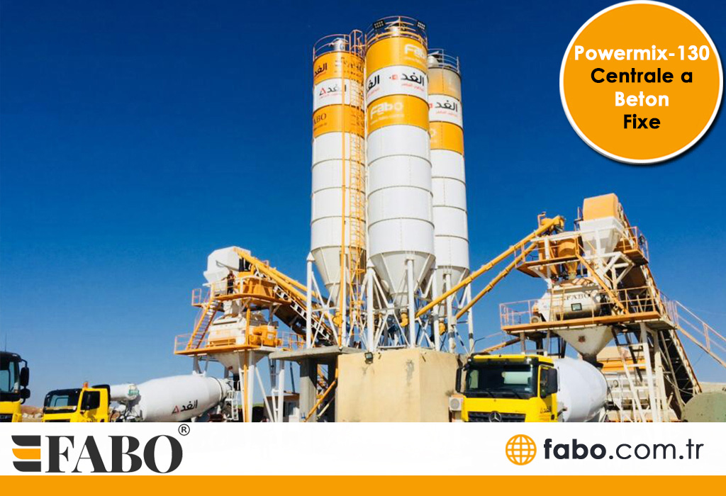 Powermix-130 Centrale a Beton Fixe