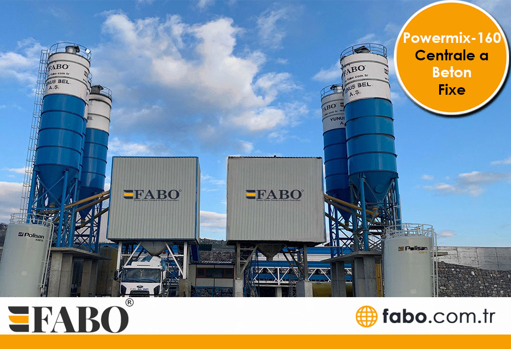 Powermix-160 Centrale a Beton Fixe